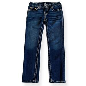 True Religion Big T Stitched Denim Jeanss